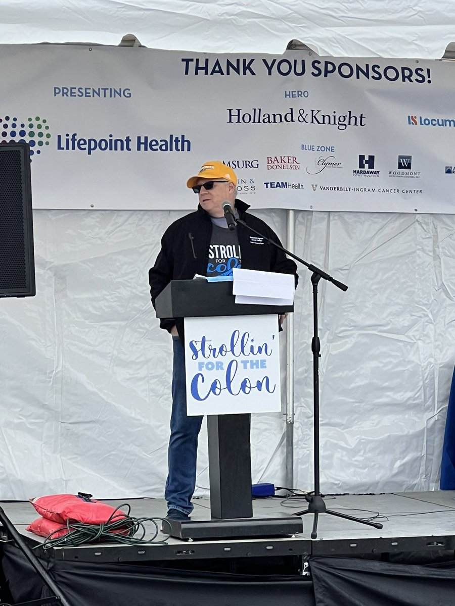 Great job💪🏻💙👏🏻🙏🏻 @jordanberlin5 and TEAM @VUMC_Cancer for #nashville #strollinforthecolon turnout! #CommunityEngagement #cancer #cancerawareness #coloncancerawareness @CathyEngMD @drlauragoff @KristenCiombor @ColonCancerCoal #Youngadultcancers