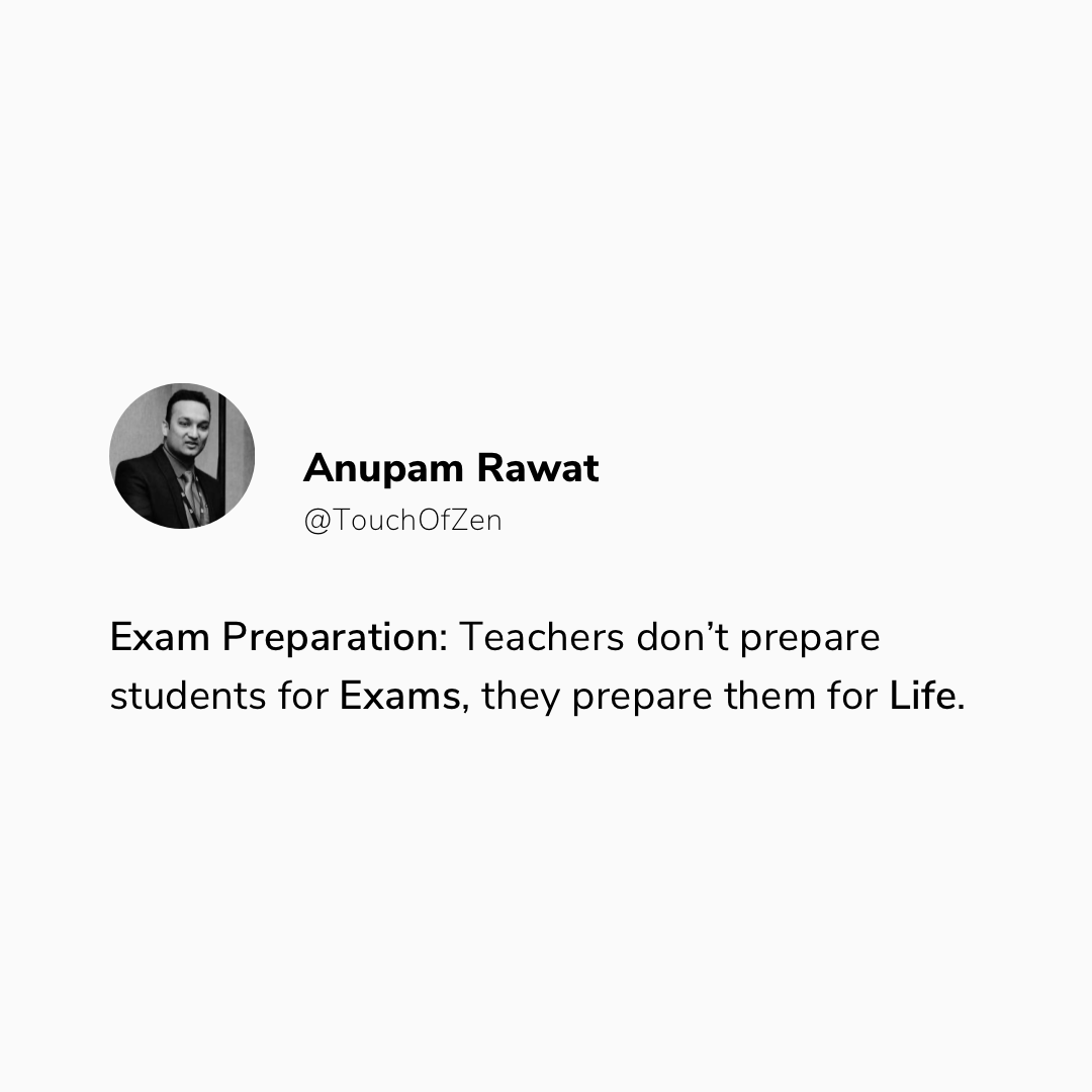 touchofzen's tweet photo. Teachers prepare young minds for Life &amp; Leadership.
-
They teach values of resilience, harmony, vision &amp; discipline.
-
We become our own Teacher with the art of Discipline or becoming ‘Disciple of Self’.
-
#leadership, #teachers, #exams, #discipline, #discipleofself, #selfmastery https://t.co/FdddFfEoFR