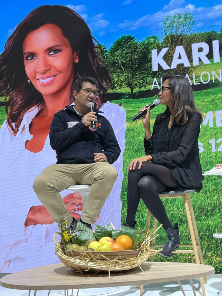 🔴En direct @Salondelagri : « Une carte pour trouver les agriculteurs qui font de la vente directe à côté de chez vous : oui, ça existe, c’est le réseau @Bienvenueferme ! » @KarineLMOff @adpm6 avec @BotTrubuil en direct sur le plateau @M6 @ChambagriFrance @iledefrance #M6