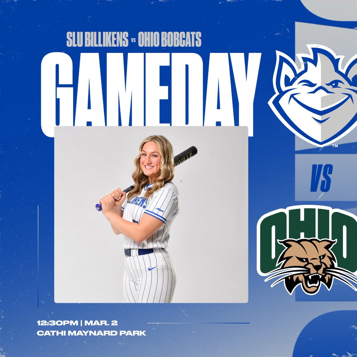 GAME DAY 

🆚 Ohio University
📍Clarksville, Tennessee 
⏰12:30pm