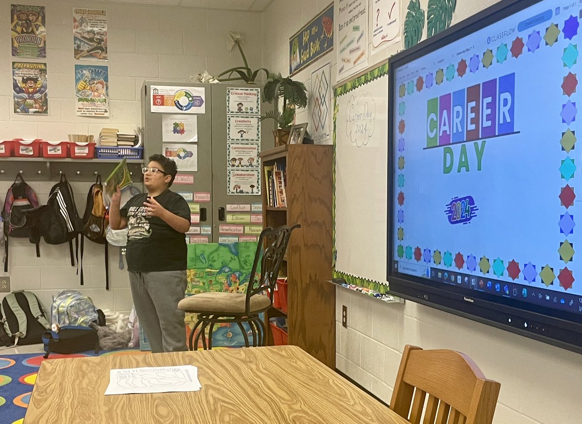 Career Day at BGSA! Students learned about amazing careers and saw the 4Cs and STEM in action! Students got in on the action too with their career goals! <a href="/BGESTEM/">Ball Ground STEM Academy</a>