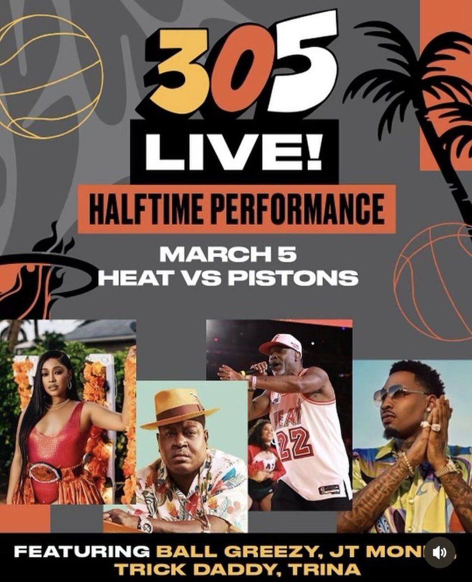 Tuesday 305 Live 🔥🏀 @MiamiHEAT