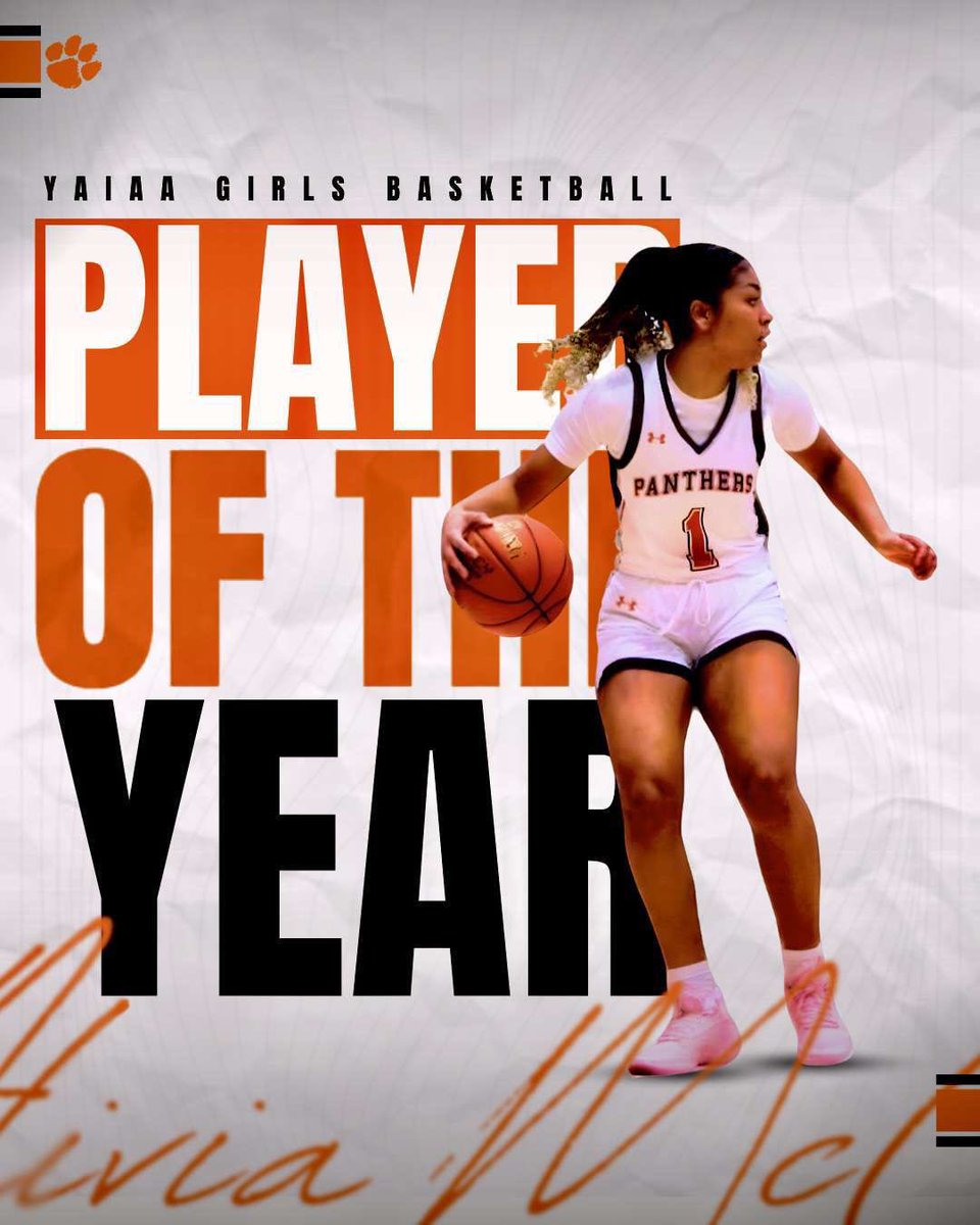 Happy to say I’ve been selected as the YAIAA Girls Basketball Div 1 Player of the year. Thank you to all everyone who chose me for this honor, &amp; congrats to all my fellow teammates and friends that got chosen as all stars!❤️ #rollcy