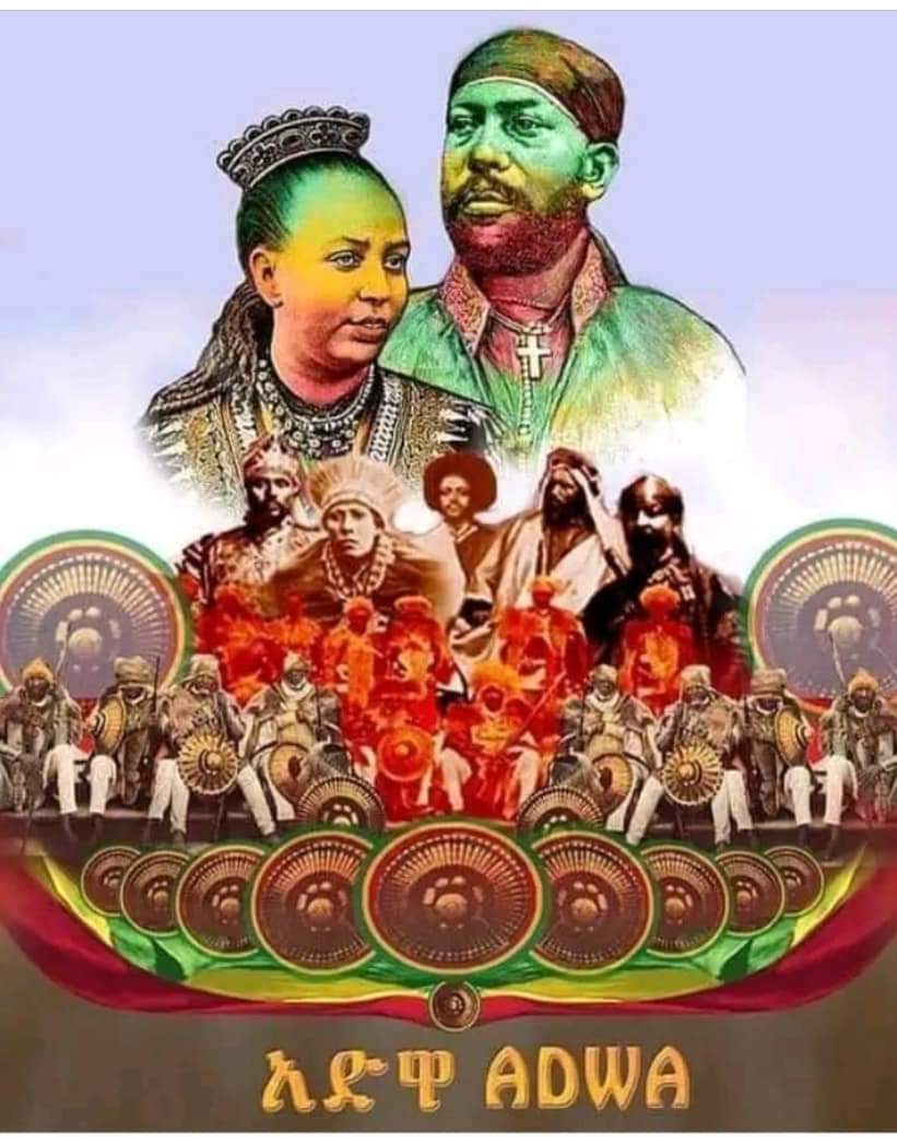 IOSCalgary's tweet image. Happy 128 Adwa Victory Day! 
A victory of Ethiopian and the entire African origin! 
In March 1896 a well-disciplined and massive Ethiopian army did the unthinkable - it routed an invading Italian force and brought Italy&apos;s war of conquest in Africa to an end.