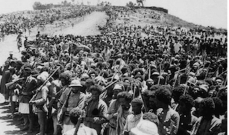 IOSCalgary's tweet image. Happy 128 Adwa Victory Day! 
A victory of Ethiopian and the entire African origin! 
In March 1896 a well-disciplined and massive Ethiopian army did the unthinkable - it routed an invading Italian force and brought Italy&apos;s war of conquest in Africa to an end.