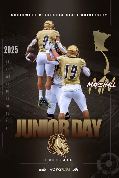 Thank you @CoachBull16 and @SMSUfootball for the invite!