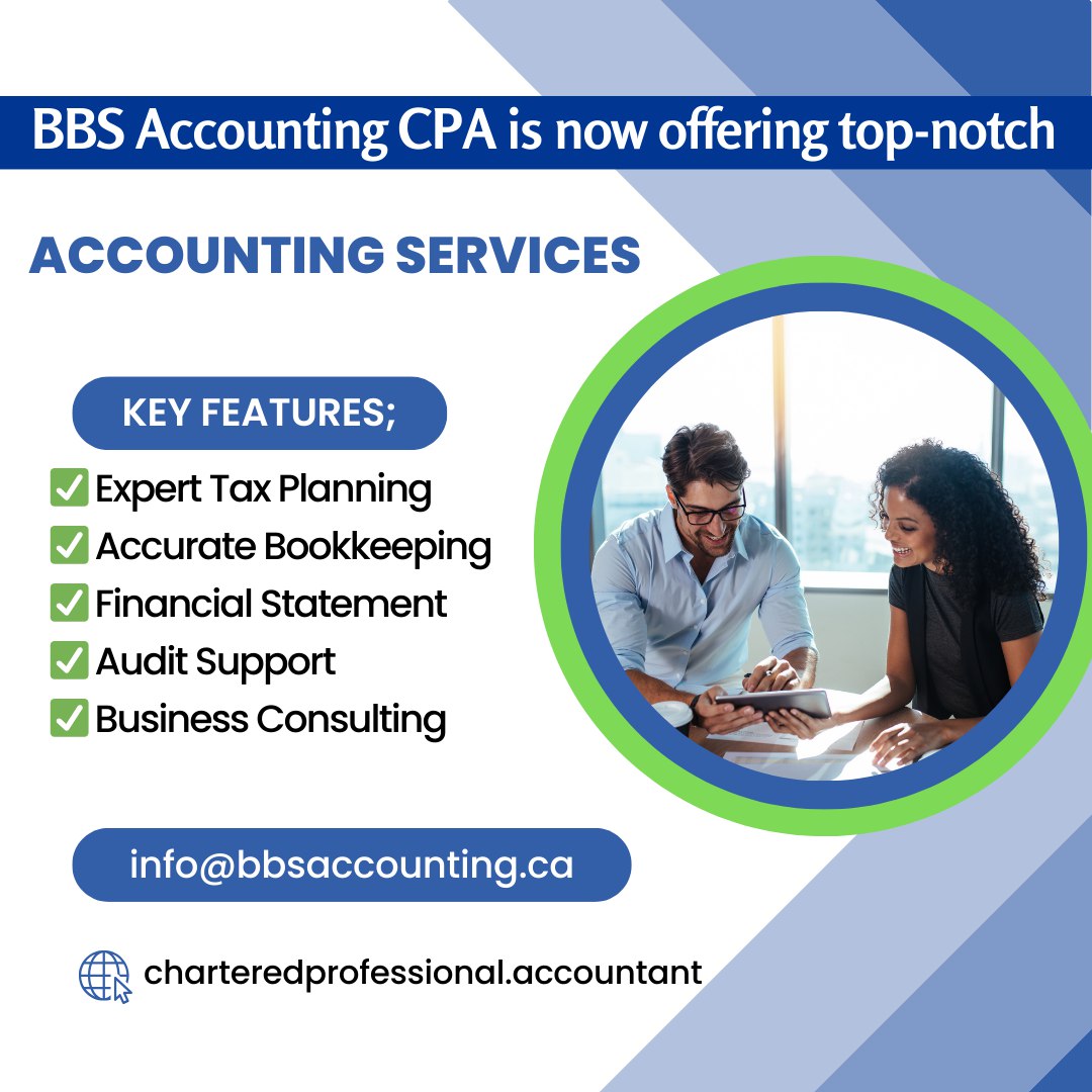 SanjeevDesai's tweet image. BBS Accounting CPA is now offering top-notch
See More: charteredprofessional.accountant

#FinancialStatement #AuditSupport #BusinessConsulting #CPA #SmallBusiness #Startup #AnimeAwards #Shapiro #NFOLIV #BahrainGP #SmackDown #Caturday #BRECHE #Canucks