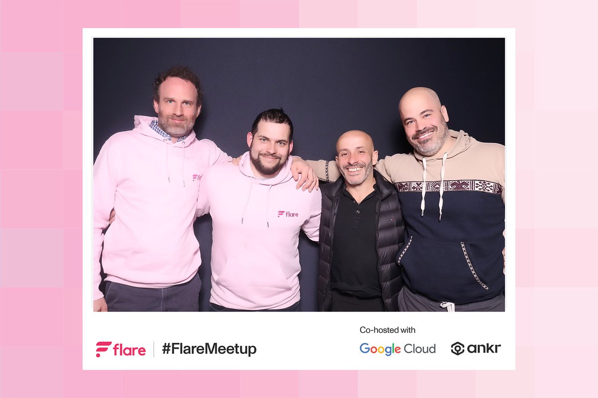 FlareNetworks's tweet photo. #FlareMeetup at #ETHDenver👏

Huge thanks to our partners @GoogleCloud and @Ankr for teaming up with us. Your support is incredibly valuable.

We had so much fun connecting with everyone at the event. If you got your photo taken at our booth, DM us and we'll send you a copy🫡 https://t.co/MNYL4k1FPU