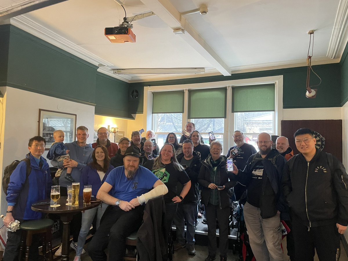 💚💙 Thank you to all the Agents who joined us for our March #IngressFS in Ilkley today! Hope everyone had fun! Watch this space for news of our April event 💙💚

#Ingress #FirstSaturday #XFaction #WhereWillIngressTakeYouToday #Xfac #Enlightened #Resistance