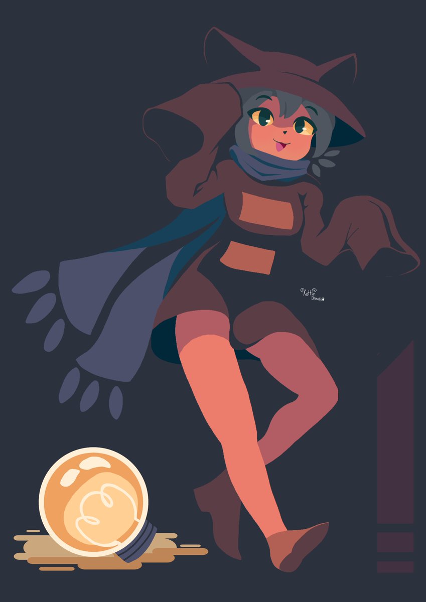 KettleDraws's tweet image. My (very) late monthly Niko drawing! 
#OneshotGame #oneshot #fanart
