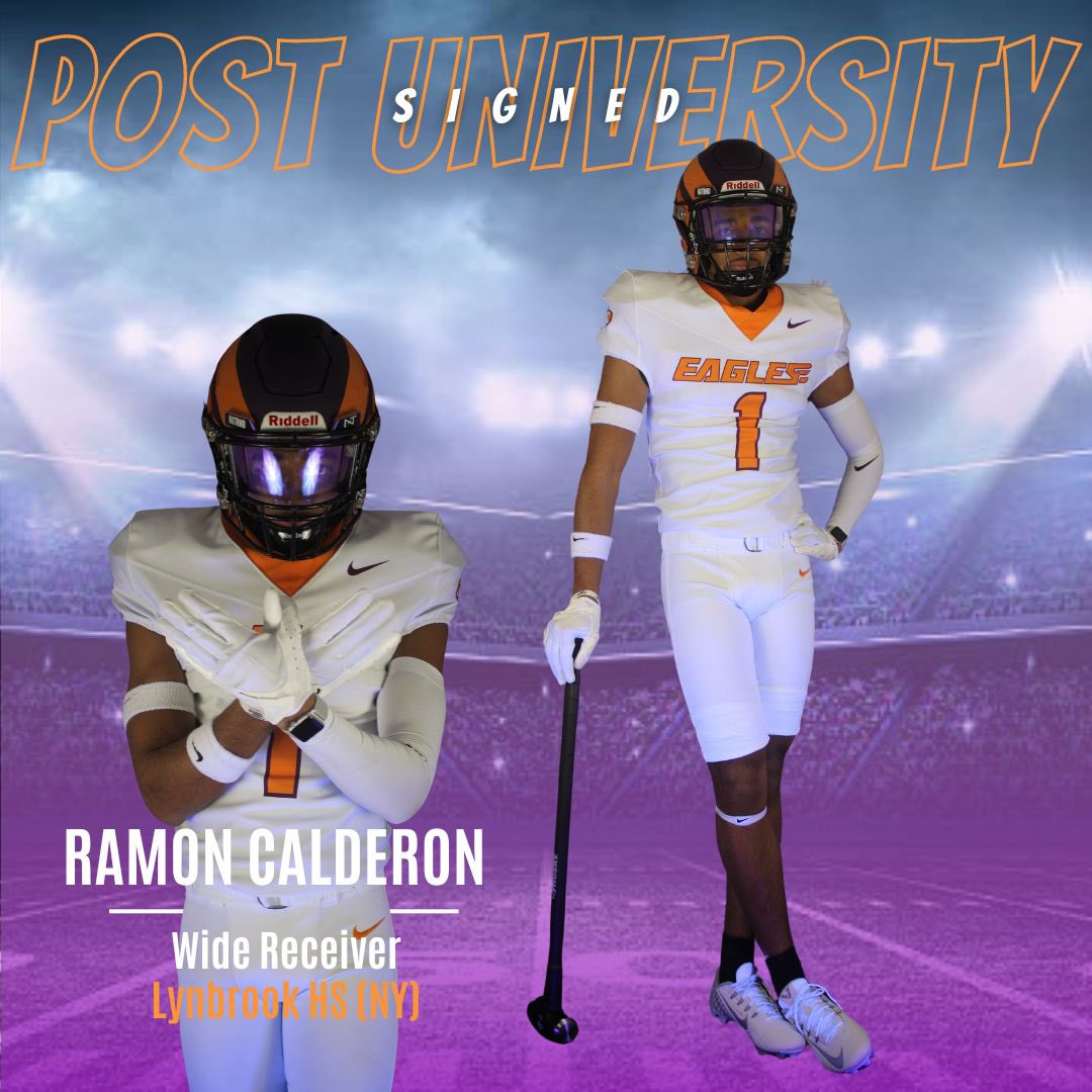 post_fb's tweet photo. Welcome to the family Ramon!!
🏈 Wide Receiver
🎓 Lynbrook
📏 6’2 190 https://t.co/IxpJA0BACX