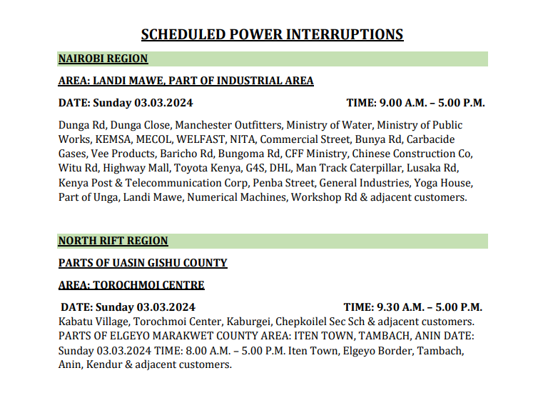 Kenya Power tweet media