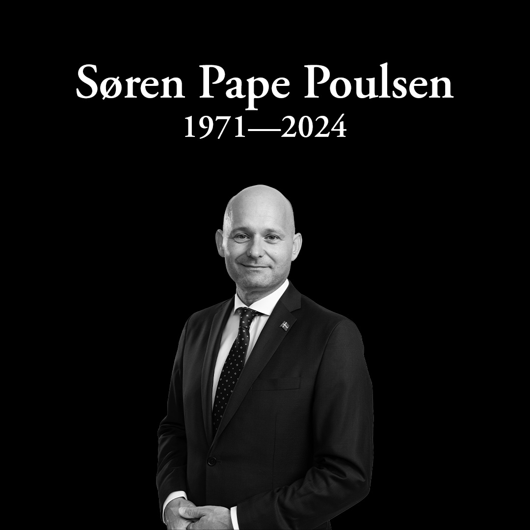 Partiformand Søren Pape Poulsen er gået bort alt for tidligt. konservative.dk