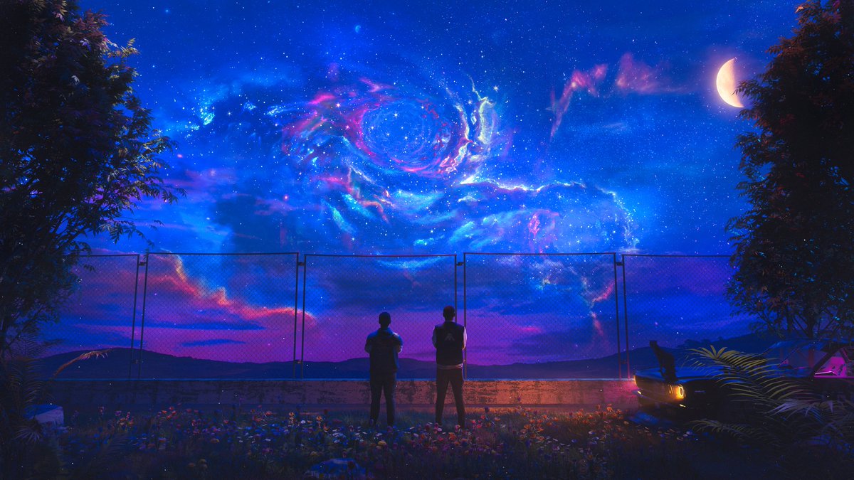 aarngiri's tweet image. &quot;Cosmic Companions&quot;
//
tagging - @aliabbas14x @cgxprabir @IshleenKaurArt 
foundation.app/collection/cc-…