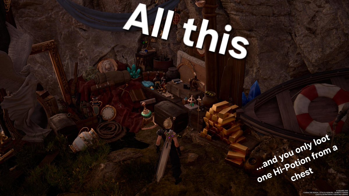 Diacor4Life's tweet photo. Classic 😒

#FinalFantasyVIIRebirth #FinalFantasy #FF7Rebirth #FinalFantasyVII #FFVII #Meme #Joke #Funny #Stupid #GameLogic https://t.co/n6FIiIc1nU