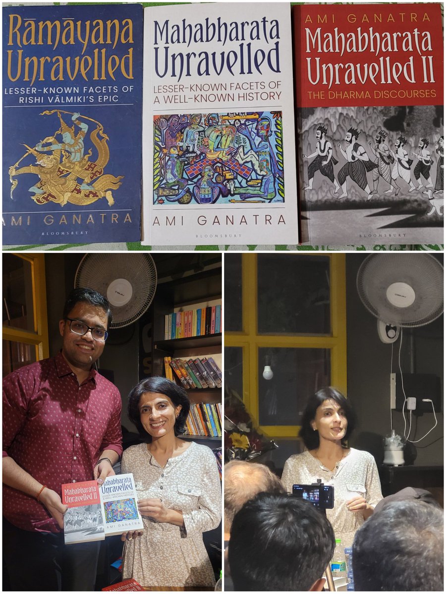 TheAdityaGarde's tweet image. Had the good fortune of meeting and hearing from Ami ji @6amiji today. 
@KitabeClub