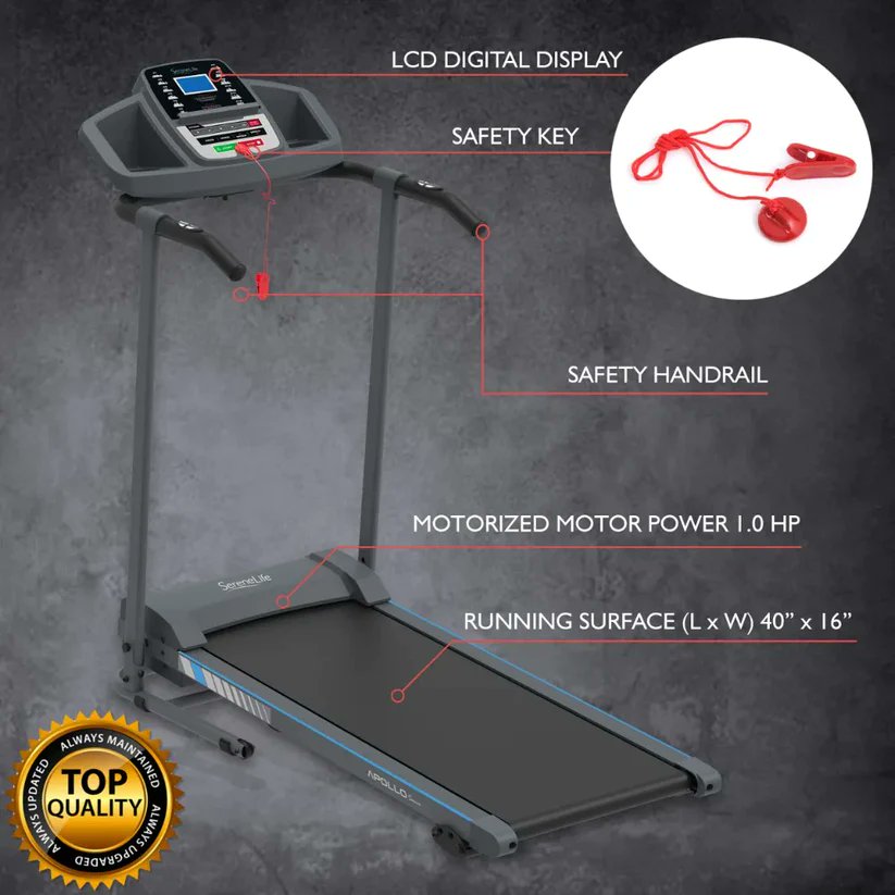 The Fitness Training Shop
@fittrainingshop

Get ready to crush your fitness goals with the Serene Life Folding Treadmill! 🏃‍♂️ Compact, convenient, and perfect for home workouts. 
.
thefitnesstrainingshop.com/products/seren……. #HomeWorkout 
.
#FoldingTreadmill #FitnessGoals