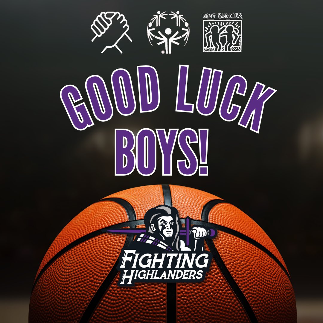 Wishing GOOD LUCK to @BHSBoysBBall_ today in the WPIAL CHAMPIONSHIP GAME! From all of us in Special Olympics Club, Best Buddies Club, & Partners Class… we’ll be cheering you on! Bring home that 🏆!!!