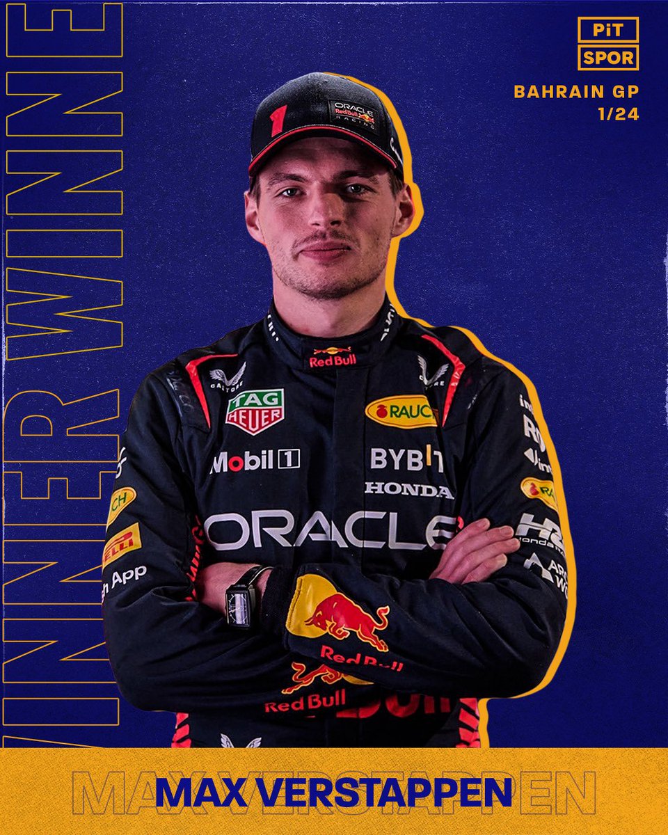 Formula 1'de sezonun ilk yarışını Max Verstappen kazandı. #BahrainGP #F1 #Formula1