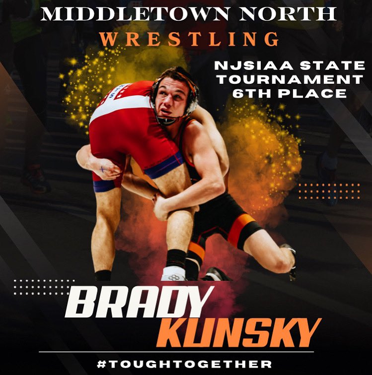 💥NJSIAA STATE TOURNAMENT💥

Brady Klinsky places 6th in the NJ State Tournament‼️ #ToughTOGETHER