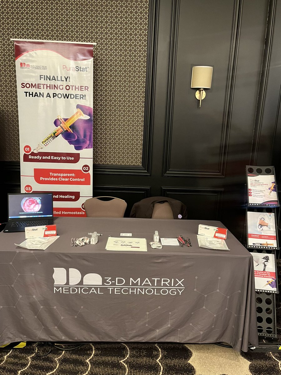 Have you stopped by the #PuraStat booth at the 13th Expert Strategies in Endoscopy, Gastrointestinal, and Liver Disorders? Don’t worry there’s still time! Our team would love to talk to you and answer any questions you have about PuraStat. #GITwitter