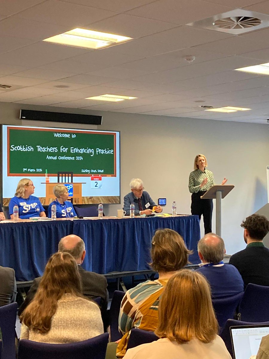 In a speech at <a href="/STeachersEP/">STEP</a>'s 2024 conference Education Secretary <a href="/JennyGilruth/">Jenny Gilruth</a> discussed <a href="/ScotGov/">Scottish Government</a>'s ambitions for Education reform, as well as the vital role of teachers and her commitment to supporting them. #STEP2024