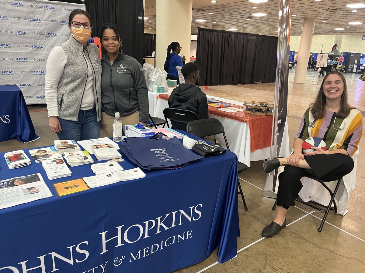 ⁦⁦@JohnsHopkins⁩ day 2 of #2024CIAAFanFest w/ ⁦@Jhhapadvisory⁩ ⁦@JHConnects⁩ Comprehensive Stroke Center team providing blood pressure screening! Come to Booth 850 ⁦@baltimoreconve1⁩ & say hello to the ⁦@JHUNursing⁩ ⁦@ictrjhu⁩ #CEALDMV team!