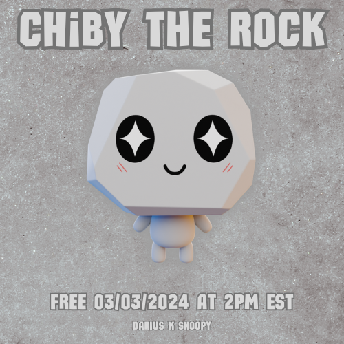 dariusbunker_'s tweet image. Chiby The Rock
Join and Claim
Date & Time: 03/03/2024 at 2pm EST
Stock: 2000
Requirements:
Follow LordImperiya
-> roblox.com/users/17348683…
Follow dri_nks
-> roblox.com/users/62684672…
Group Required
-> roblox.com/groups/3339237…
#RobloxLimitedUGC #RobloxFreeLimited #RobloxUGCfree