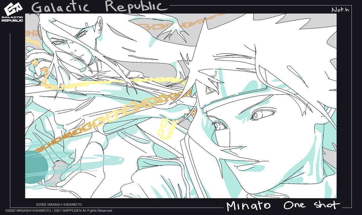 Not_H_'s tweet image. Quick drawing about the Minato One Shot project, Stay tune!
@Galactic_std
#Naruto #Minato #animation