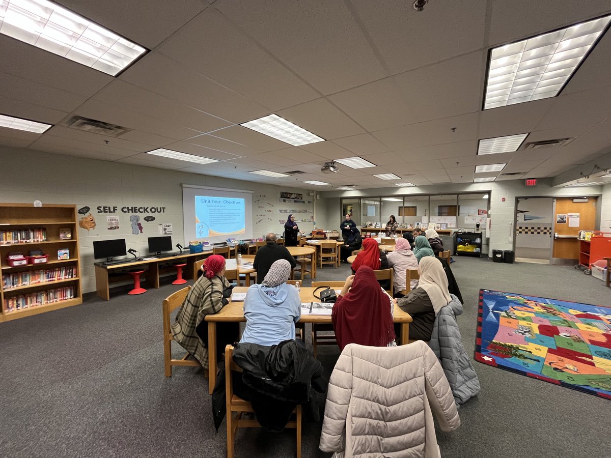 Visited with Arabic speaking pyramid families participating in the Parent Project class this morning. School/family partnerships are important. ⁦@FCPSRegion1⁩ ⁦@ForestEdgeES⁩ ⁦@DogwoodFairfax⁩ ⁦@LakeAnneES⁩ ⁦@TerrasetES⁩ ⁦⁦@HuntersWoodsES⁩