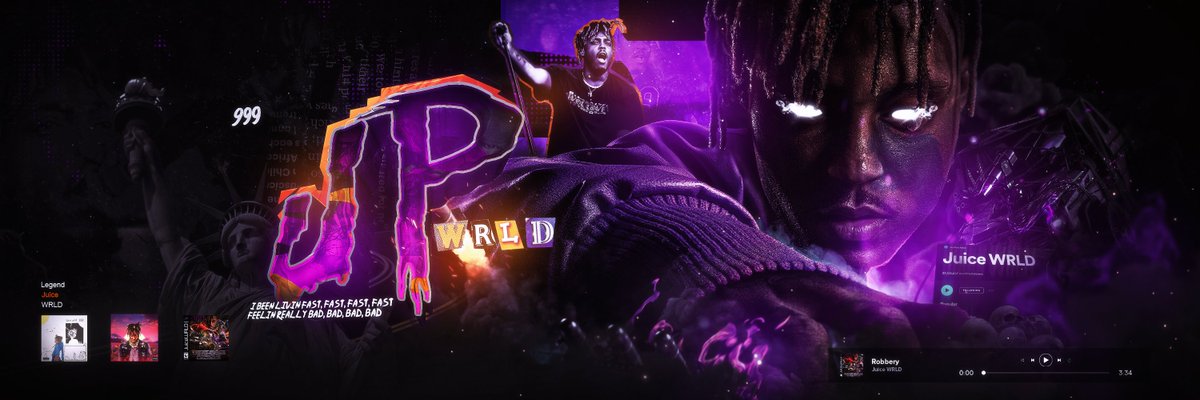 Jp// Juice Wrld Header🧃🌎.