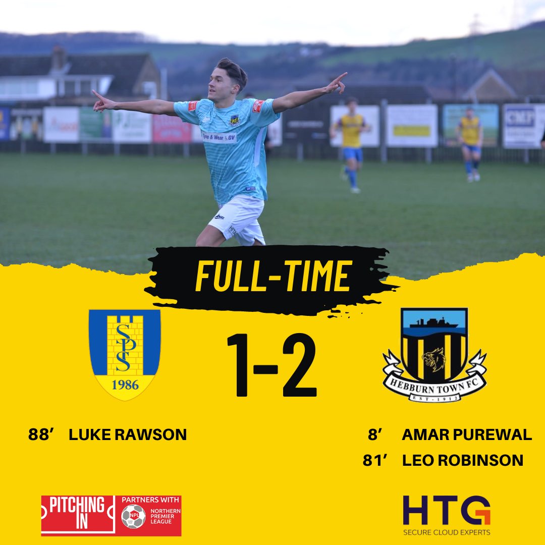 The 3️⃣ points come back to South Tyneside #WeAreHebburnTown🐝