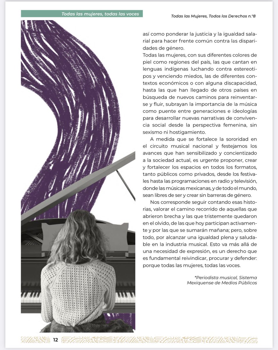GabaCabral's tweet image. Previo al #8M y siempre, hablemos de nosotras y el panorama musical.  Escribí un texto para el Consejo Nacional de Humanidades, Ciencias y Tecnologías @Conahcyt_Mex  • Pasen y compartan sus comentarios 💜🔊
Descarga ln.run/5VxyG 
#8M2024 #Sororidad #IndustriaMusical