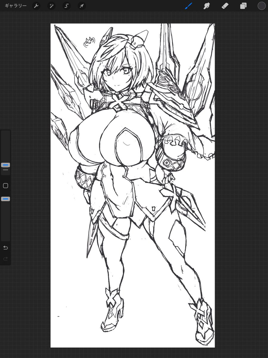 描くならいっそこれくらいの描きたいのす 