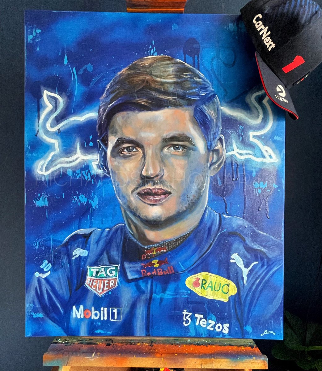 Who else? 🔥😅 Had to be a season opening win for Max Verstappen 🙌 My portrait of the dominant Dutch driver 🎨
