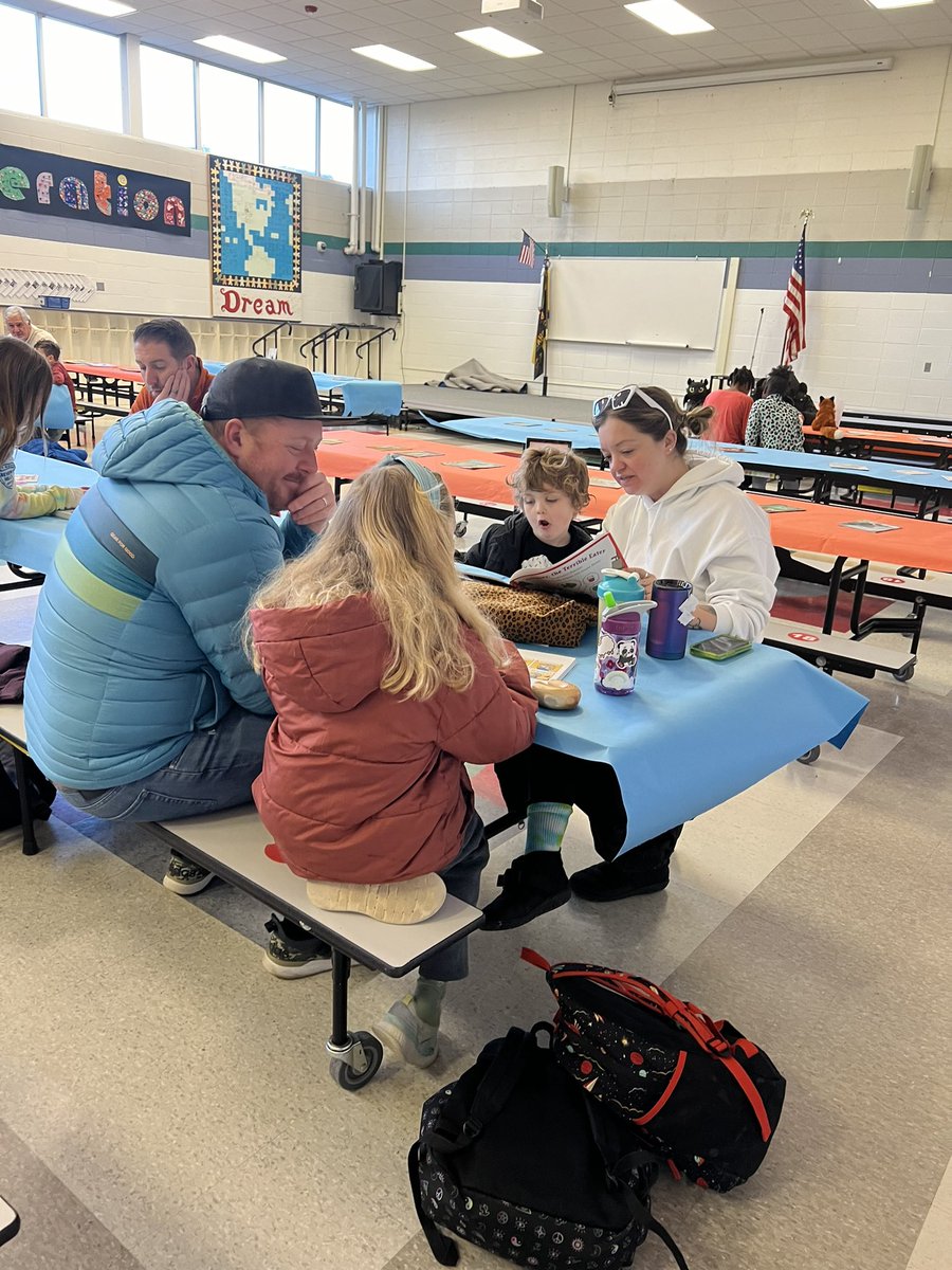 We kicked off March is Reading Month with our Reading Buddy Breakfast!