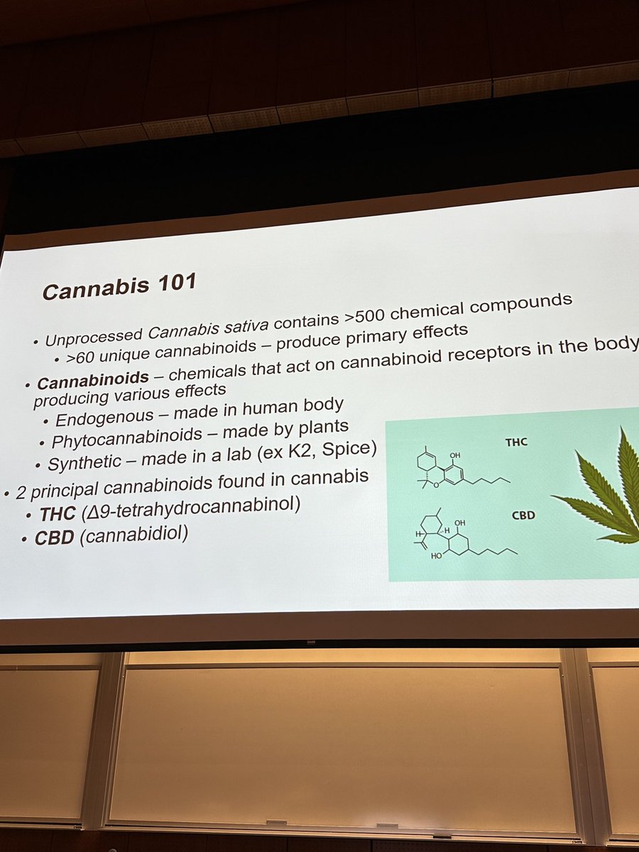 Derek Patel talking about Cannabis and its role in GI disorders and hyperemesis syndrome #ucsdgi ⁦@UCSD_GI⁩ — amazing talk