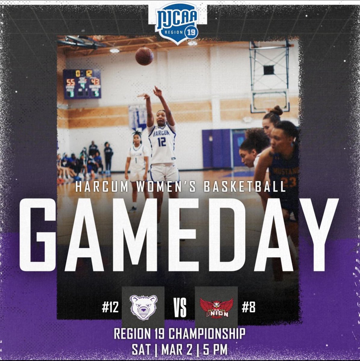 We face off with Union in the Region 19 Championship game today!

Tip Off: 5PM
@ Union
Livestream: youtube.com/live/tNKRJiR8G…