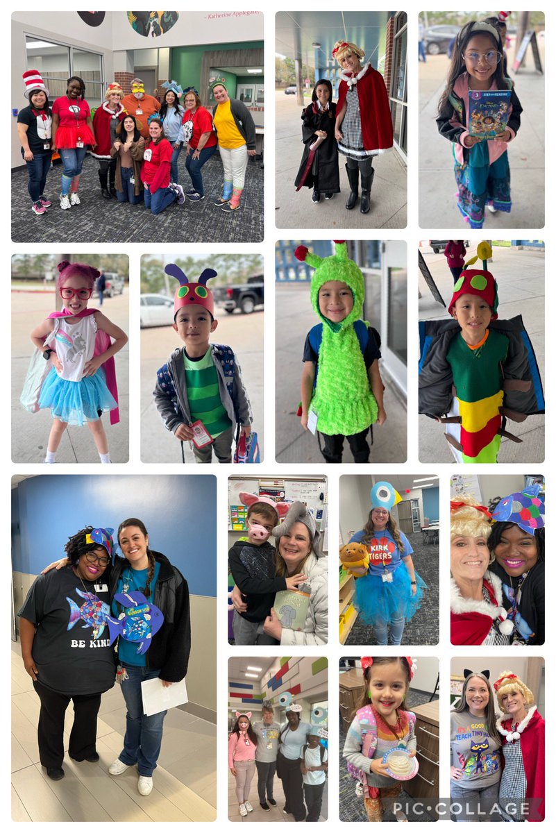 This is always one of my favorite events to organize. Book Character Day! From Harry Potter and Pete the Cat to Gerald, Piggie and Pigeon to Cat in the Hat…and the Hungry Caterpillar! Characters filled the halls of @KirkElementary w/a book character parade around our school.📚