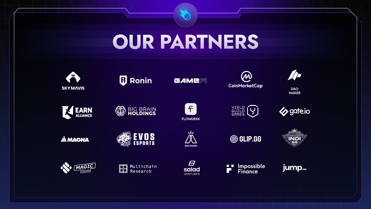 We are happy to announce partnerships with some of the best in space including; 

Sky Mavis, Big Brain, YGG, Gamefi, and DAOMaker, among many others.. 

$BWLD Is the future.
