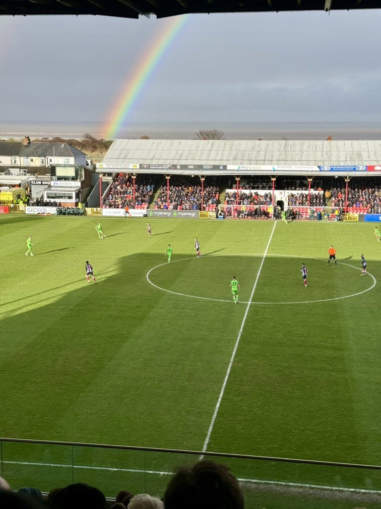 There *was* a pot of gold at the end of that rainbow…and it came in the shape of three huge points! Fantastic stuff @officialgtfc #gtfc #utm