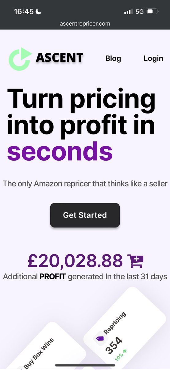 LETS FUCKING GOOO

£20,000+ IN ADDITIONAL PROFIT MADE FOR ASCENT USERS IN THE LAST 31 DAYS

❤️+♻️ TO WIN 3 MONTHS FREE

1 WINNER CHOSEN IN 48 HOURS ⏰

MUST BE FOLLOWING <a href="/AscentRepricer/">Ascent Repricer</a> &amp; <a href="/GageFBA/">Gage</a>