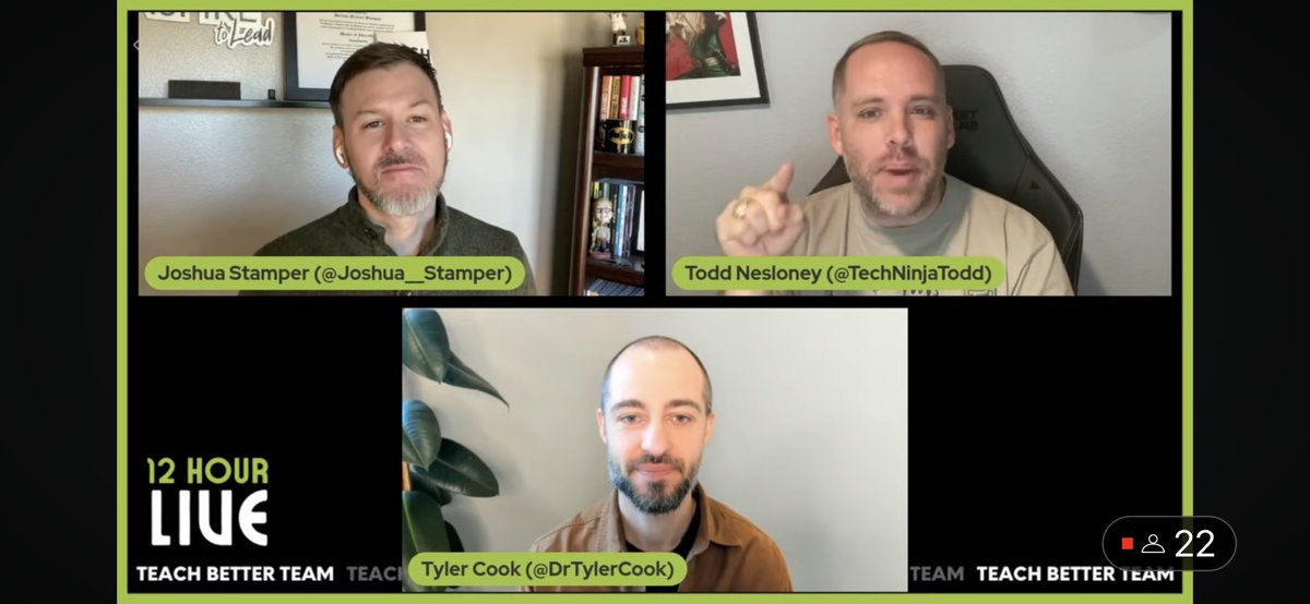 schmegini's tweet photo. Leadership 🤯asking “is it a desire (of mine) or an expectation” @TechNinjaTodd expectations are explicit and stated desires are just that @teachbetterteam #12hourlive #teachbetter #teachbetterambassador https://t.co/8ZdNBZQgfG