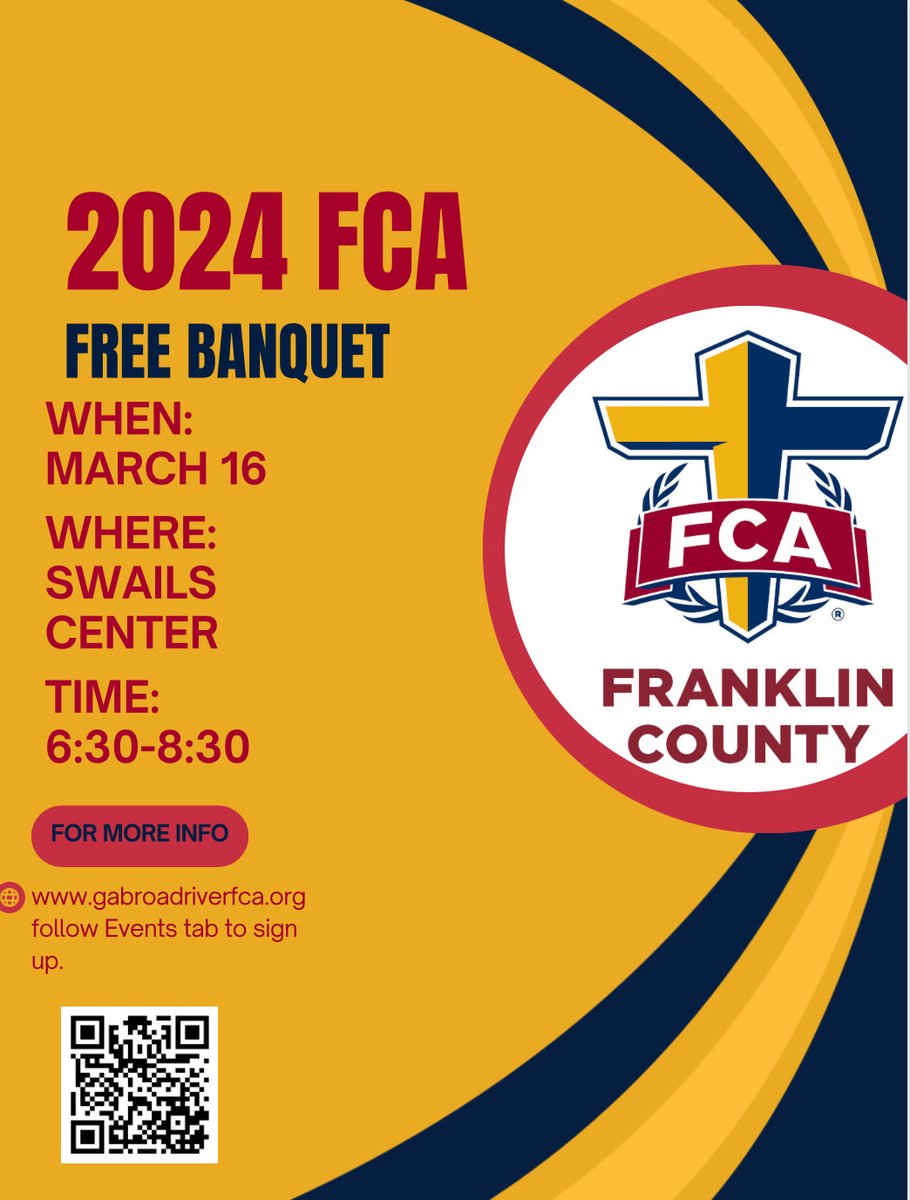 Please sign up. This is a free banquet. We are using the sign-up sheet so we can get an accurate count for Top Dawg. We want you to come join us!