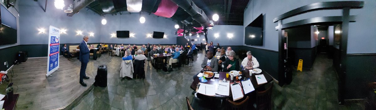 Thanks again to the huge turnout who came out in the rain for our monthly breakfast. As always, our great elected officials were great answering a multitude of questions. @BobbyScott4VA3 @KennyAlexander @fatehinorfolk