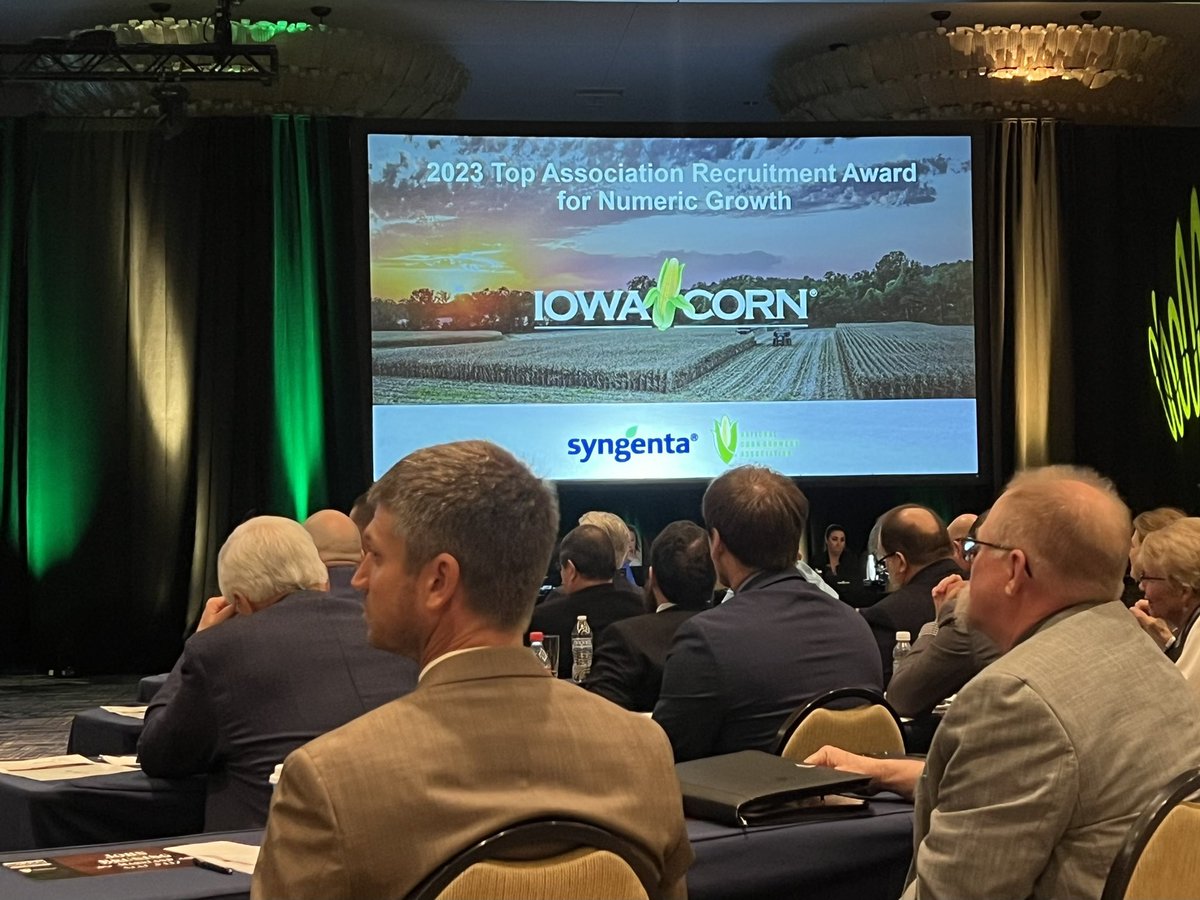 NationalCorn's tweet photo. Congrats to both @iowa_corn & @CornTennessee for receiving 2023 Top Association Recruitment Awards! More members = a stronger, unified voice for corn growers!! Go, #TeamCorn!! ππ»ππΌ https://t.co/z8NR5enoTe