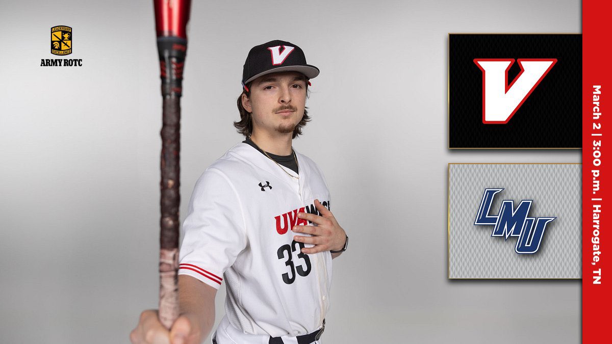Good luck to <a href="/UVAWiseBaseball/">UVA Wise Baseball</a> as they travel to LMU to take on the Railsplitters in a 3 game series. Presented by <a href="/UVAWiseArmyROTC/">UVA-Wise Army ROTC</a> &amp; <a href="/ArmyROTC/">Army ROTC</a> ⚾️ 

📍Harrogate TN.
🕒3 P.M.
📺 <a href="/flosports/">FloSports</a> 
📊 shorturl.at/NQW37 

#GoCavsGo | #IgnitedWeStand
