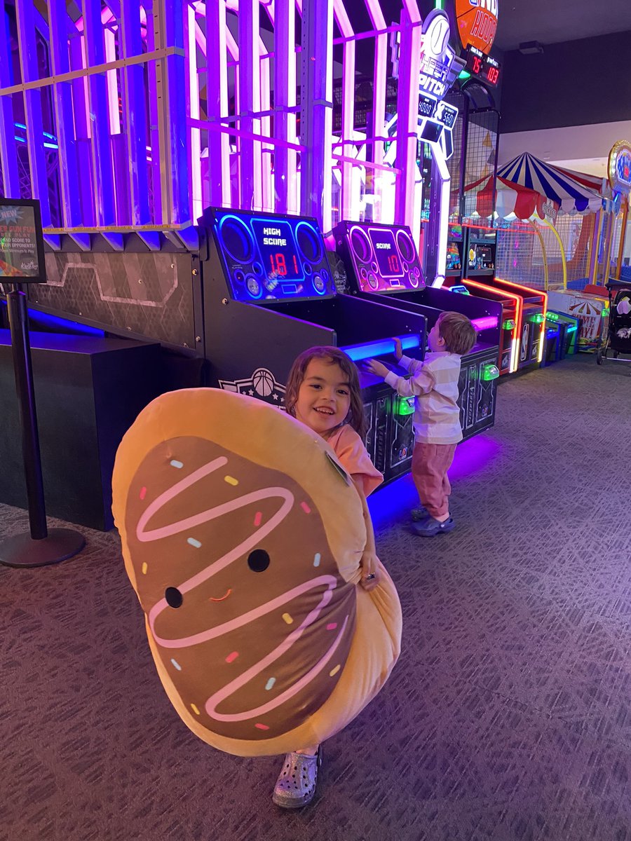 Won the big prize for my baby last night. I have peaked as a father lol