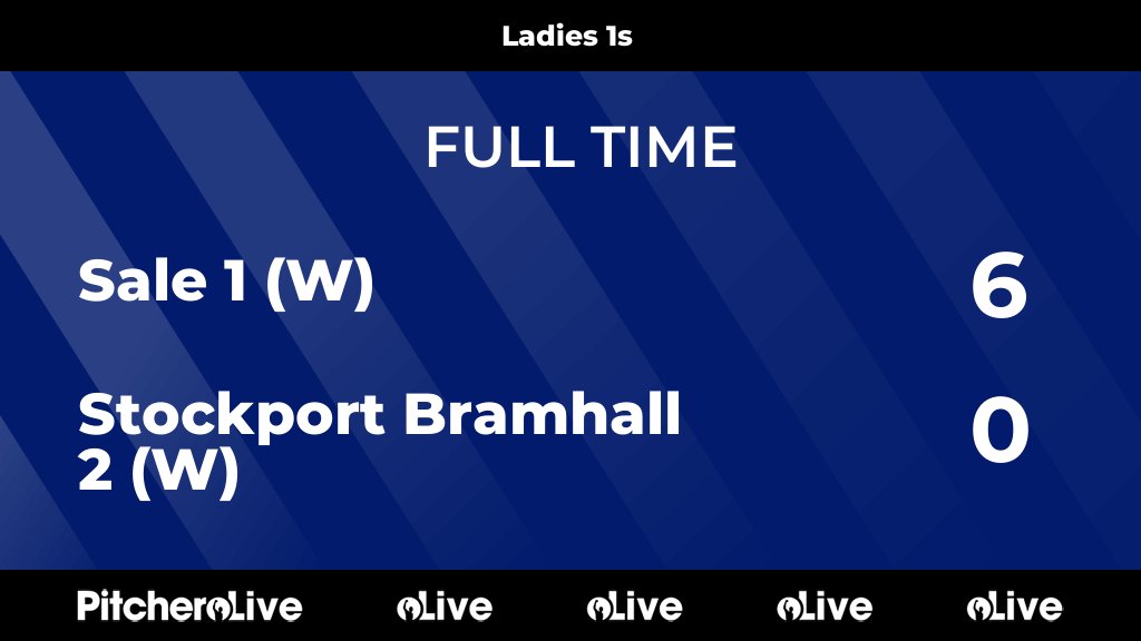 FULL TIME: Sale 1 (W) 6 - 0 Stockport Bramhall 2 (W)
#SALSTO #Pitchero
pitchero.com/clubs/salehock…