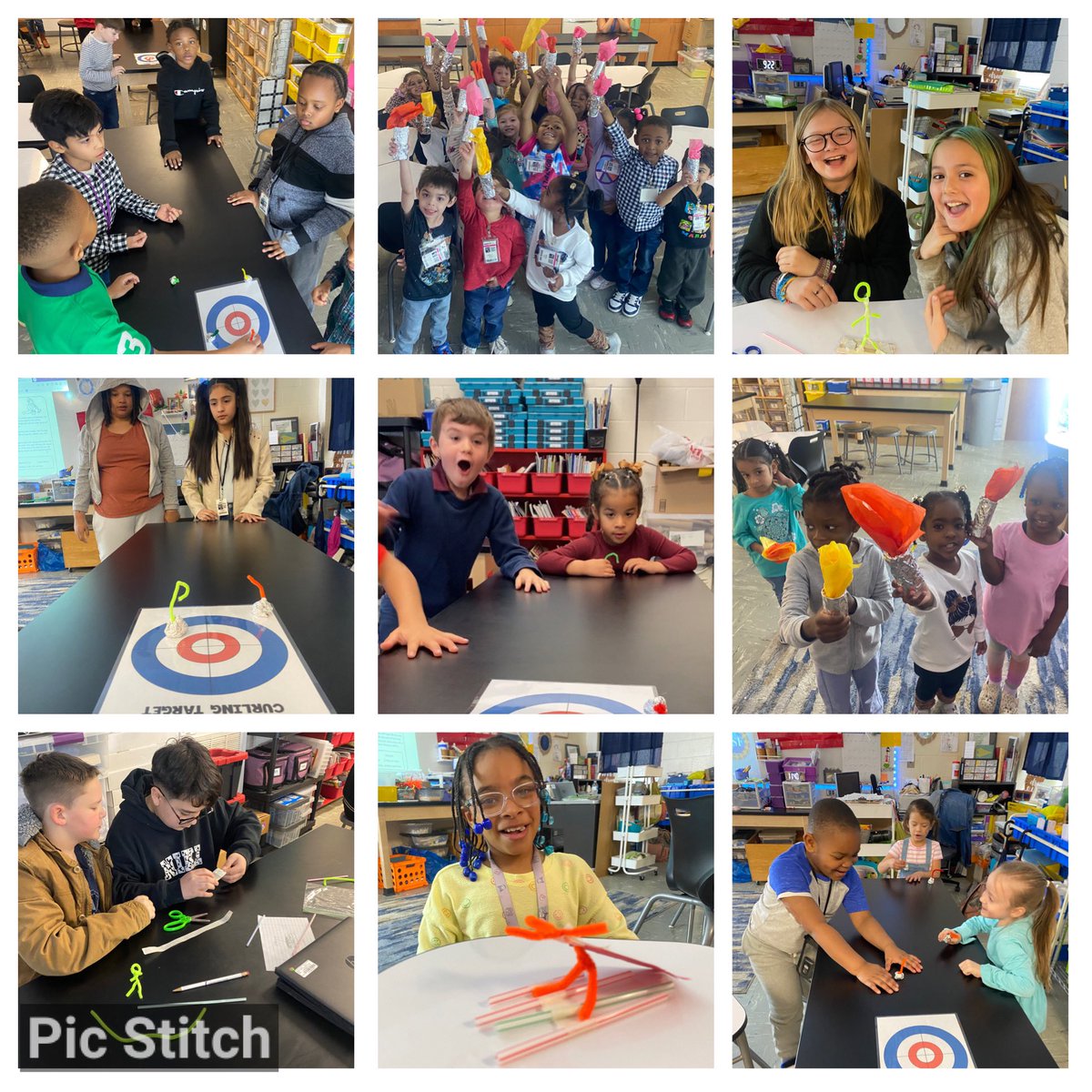 The HES 2024 Olympics are in full “force” in honor of National STEM day! Learning about physics, cooperation, following directions, and having fun is the name of the game! #STEMHenry @HES_HCS